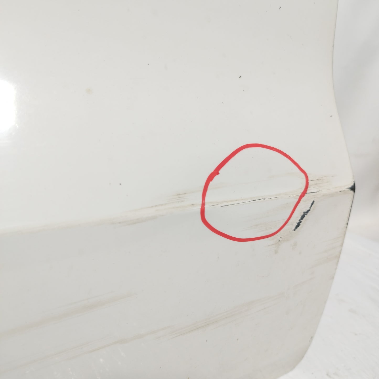 Complete rear right door White Volkswagen Polo 2013 ecoAC12177