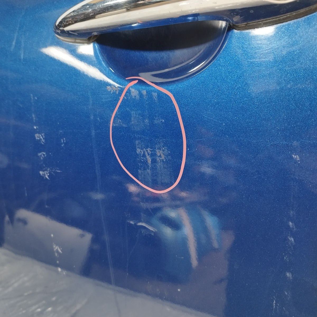 Sportello anteriore sx blu Mini Cooper R56 2006-2013 ecoAC17166