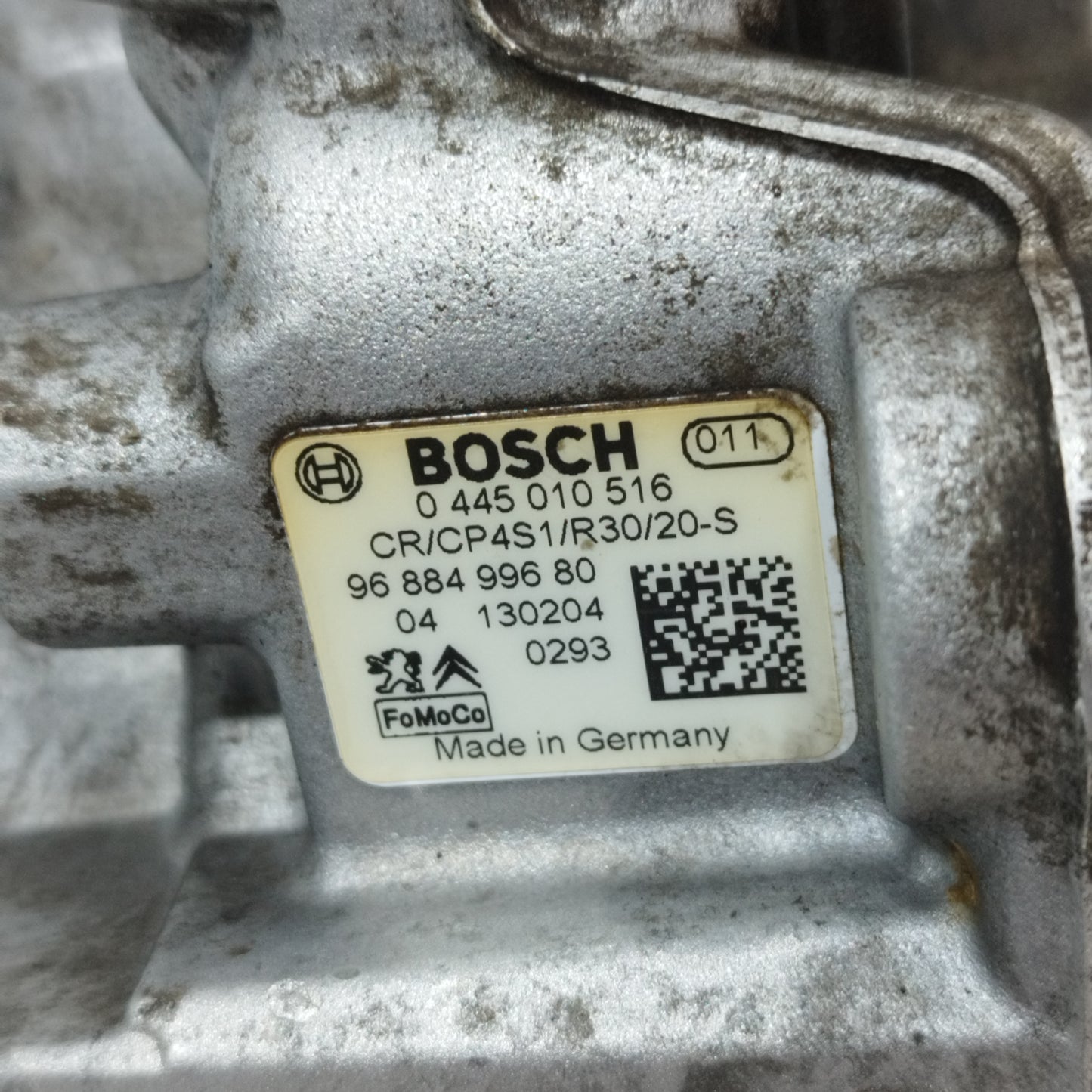 Injection pump Citroen C3 1.4 HDI 2012 code: 0445010516 ecoAC10079