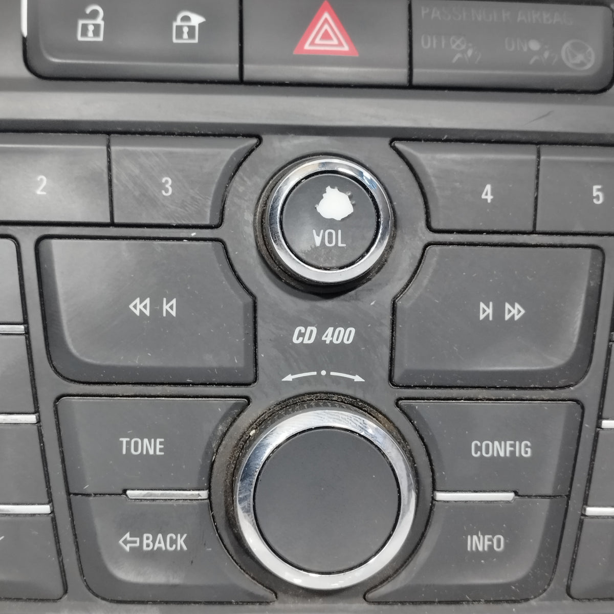 Pannello comandi autoradio Opel Zafira C Tourer 2011-2019 cod: 20875735 ecoAC17334