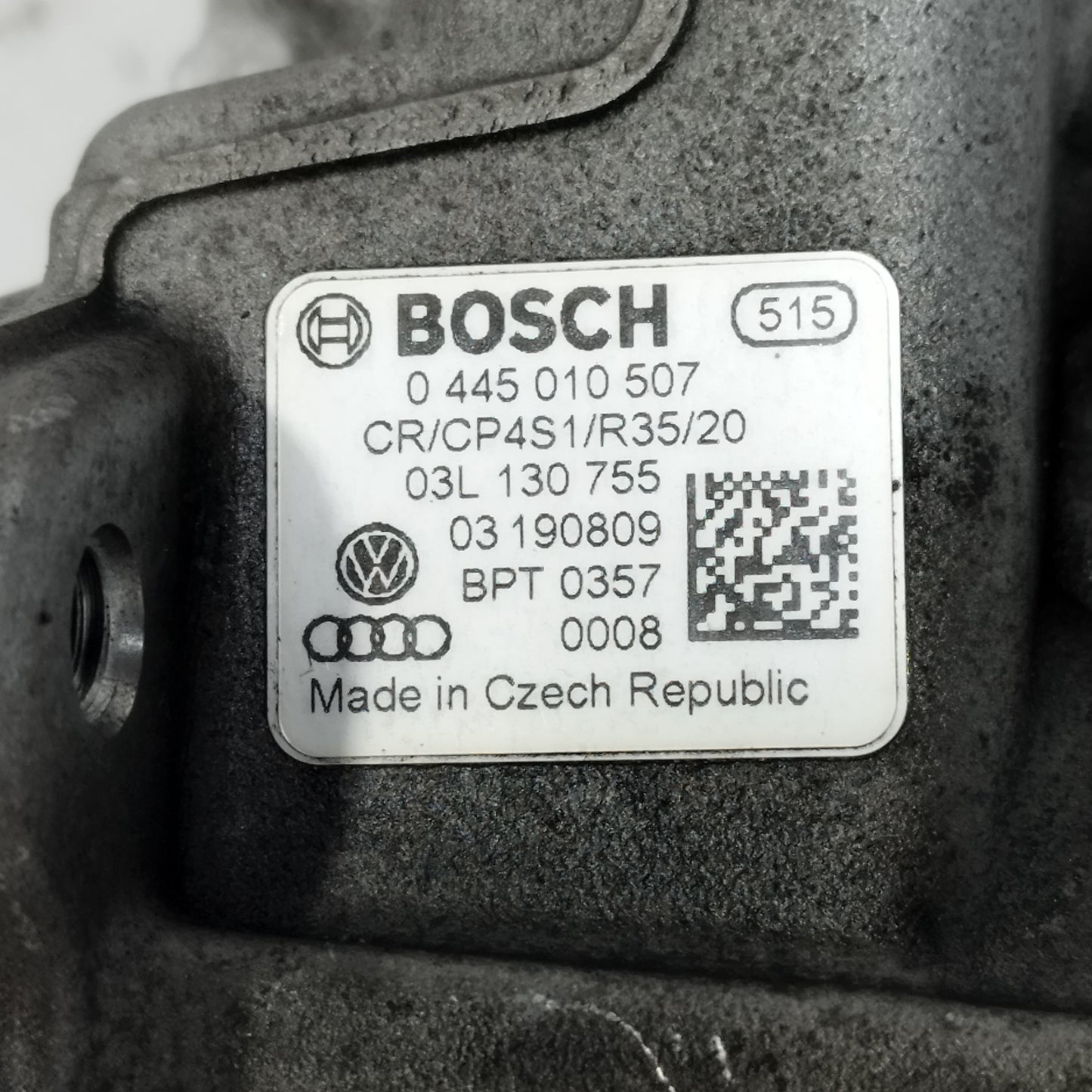 Pompa Common Rail Audi A4 / Volkswagen / Seat / Skoda 2.0 TDI 2009 cod: 0445010507 ecoAC14269