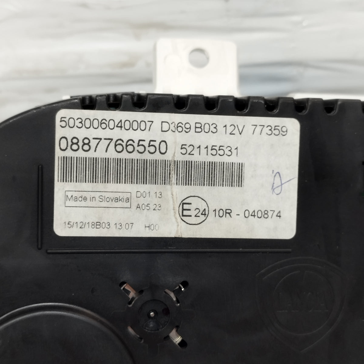 Quadro strumenti Fiat New Panda (312) 1.2 B 2012-2018 cod: 0887766550 ecoAC17007
