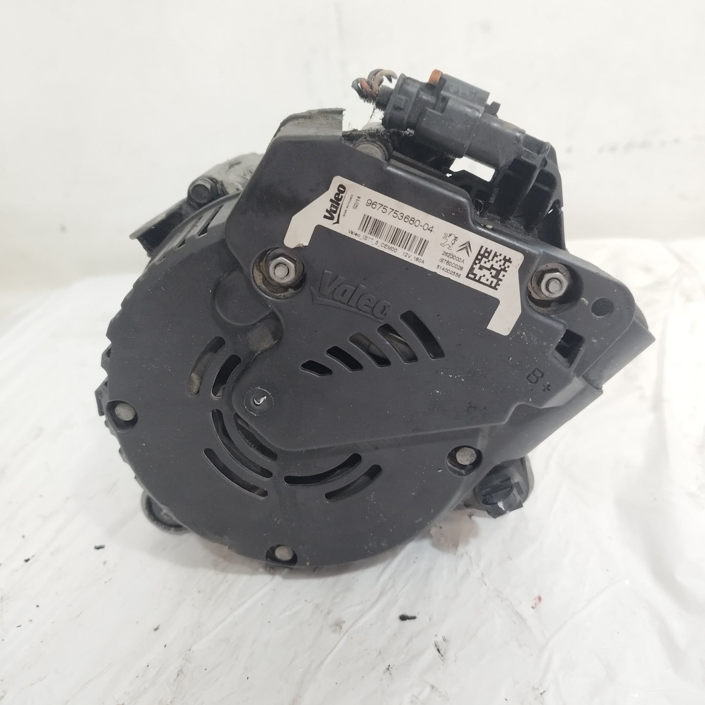 Alternatore Start e Stop Peugeot 308 1.6D 2011-2014 cod: 9675753680-04 ecoAC16492