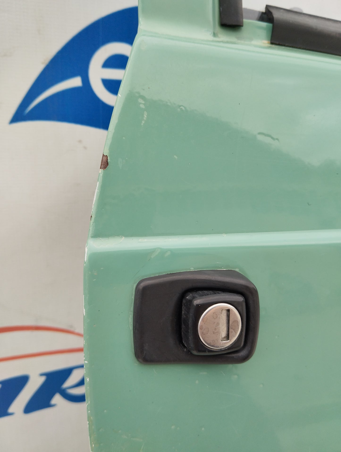 Green right door Fiat Panda 1995 ecoAG5608