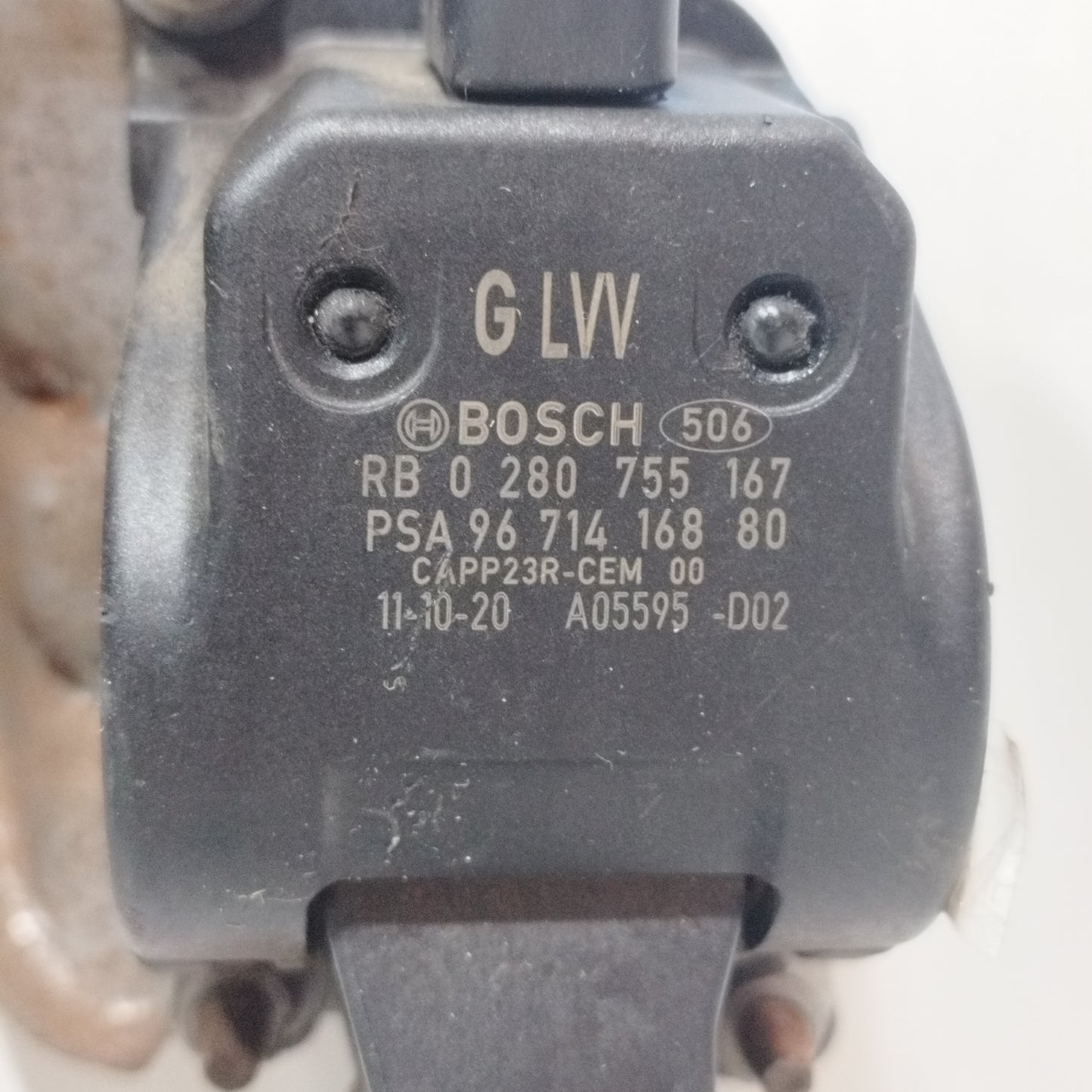 Komplettes Pedalset für Peugeot 3008 1.6 HDI, Baujahr 2011, Teilenummer: 0280755167 ecoAC9709