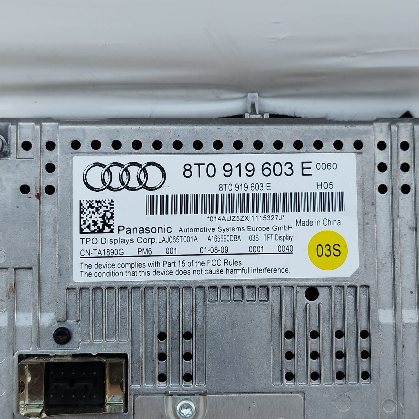 Display Audi A4 2008-2012 cod: 8T0919603A ecoAC15848