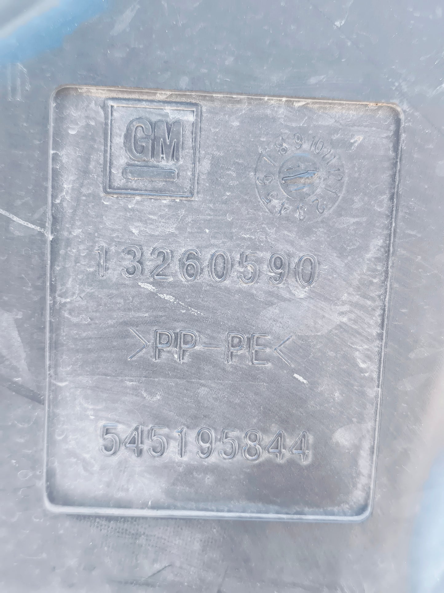 Vaschetta acqua tergicristalli Chevrolet Orlando anno 2015 cod.13260590 ecoAG6502