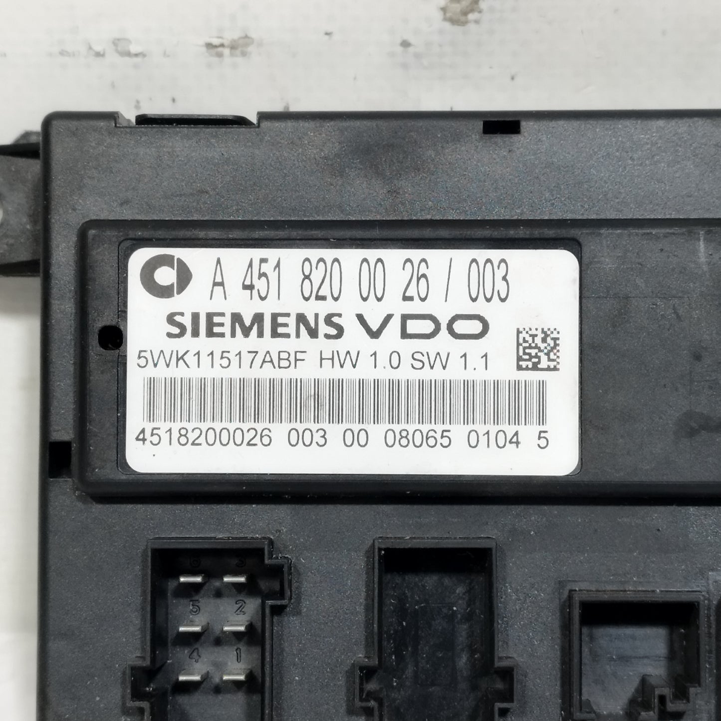 Centralina chiusura centralizzata Smart fortwo 451 2010 cod: A4518200026/003 ecoAC14688