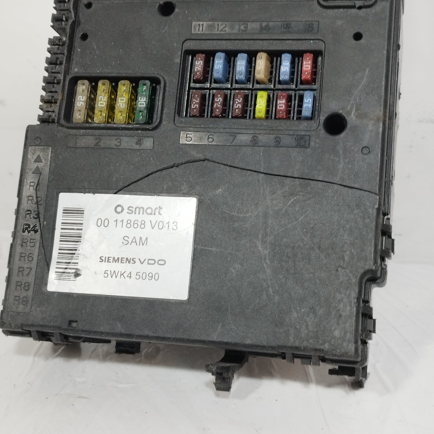 Bordcomputer/Steuergerät Sam Smart Fortwo 450 2004 Code 0011868v013 ecoAC2385