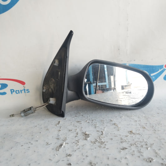 Schwarzer rechter Außenspiegel, manuell verstellbar, Fiat Strada 2008 ecoAC9200