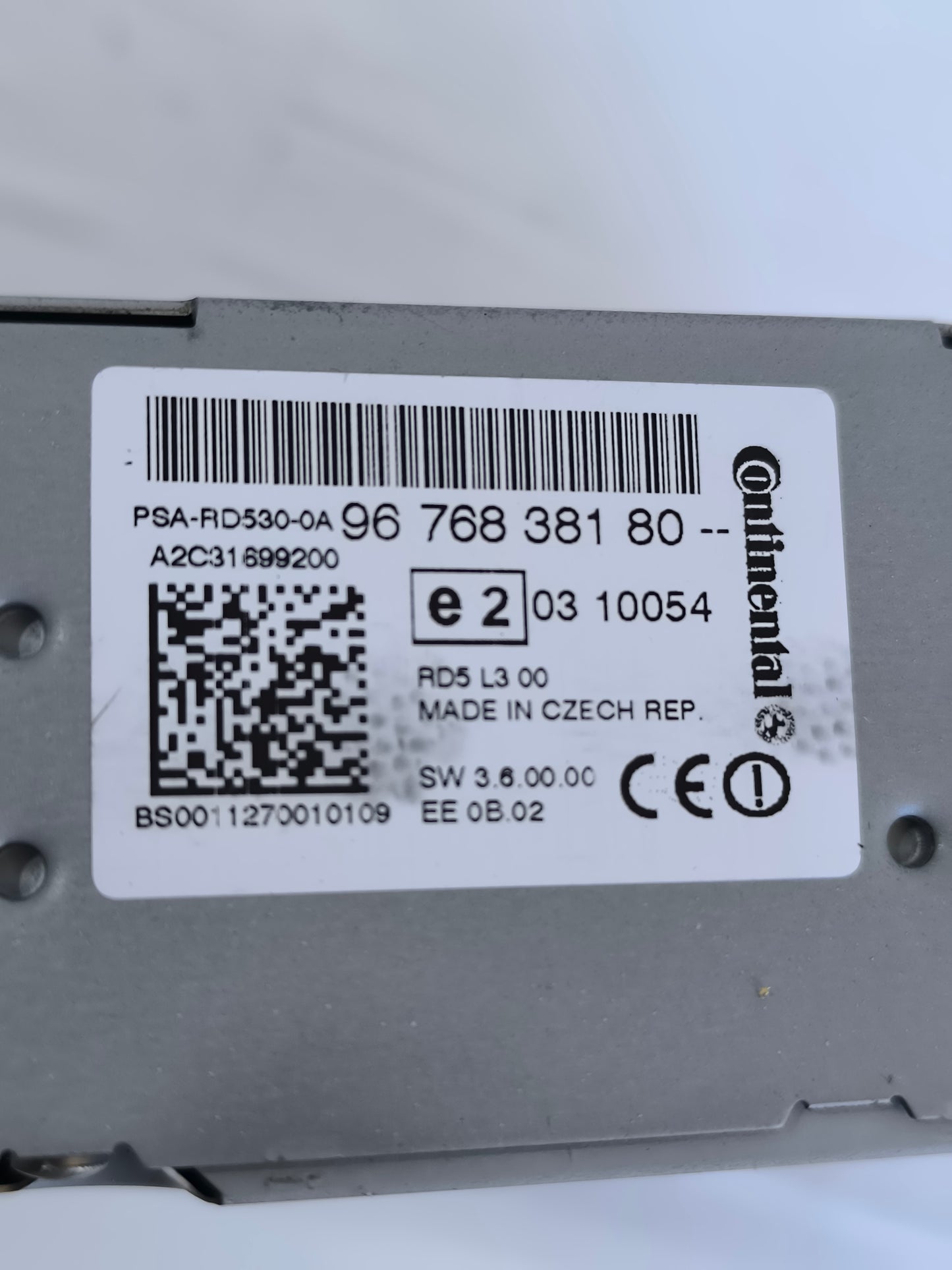 Autoradio Citroen C4 II (B7) anno 2010-2018 cod: 9676838180 ecoAG8516