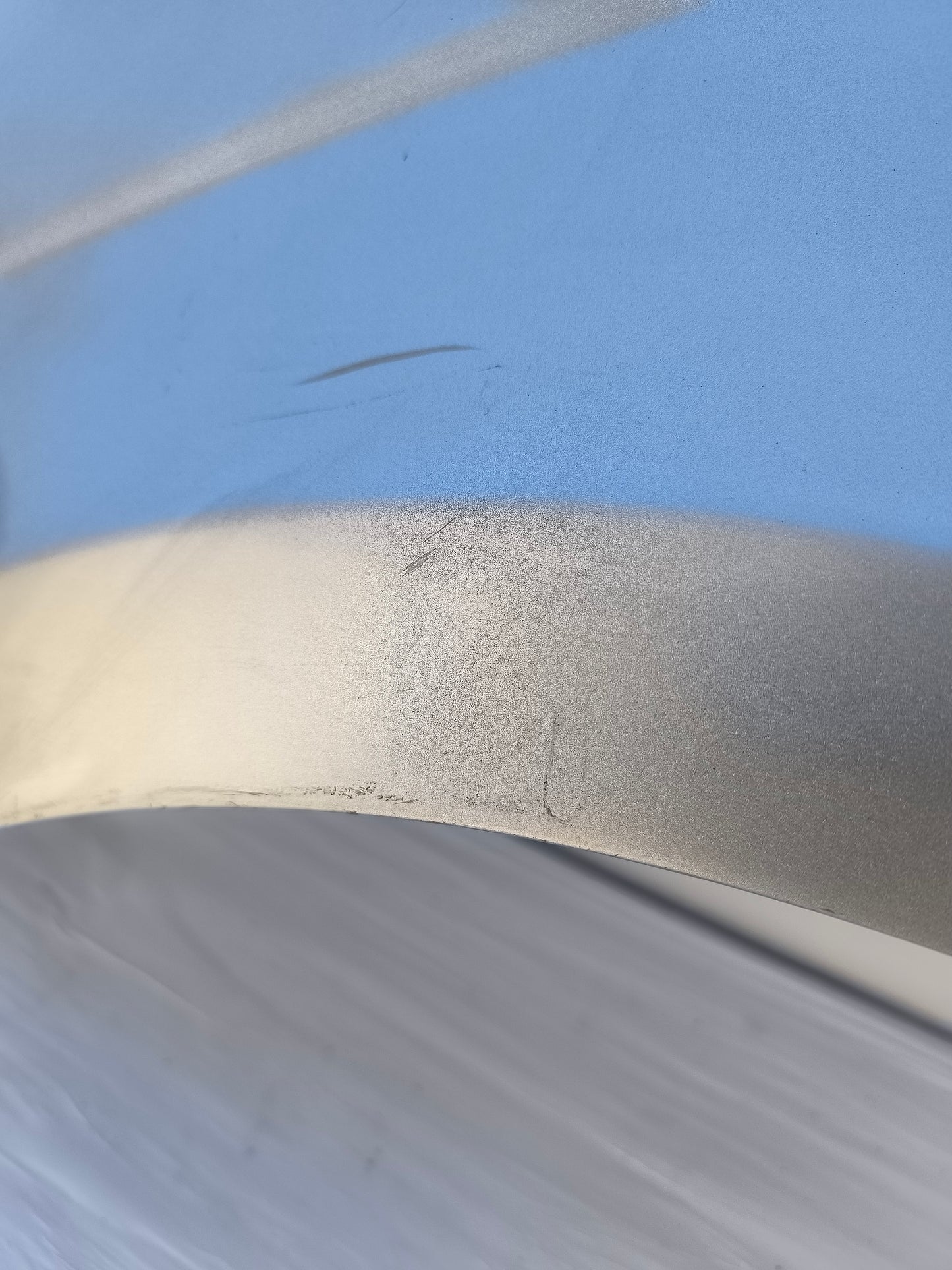 Left mudguard silver grey Fiat Idea year 2005 ecoAG6904