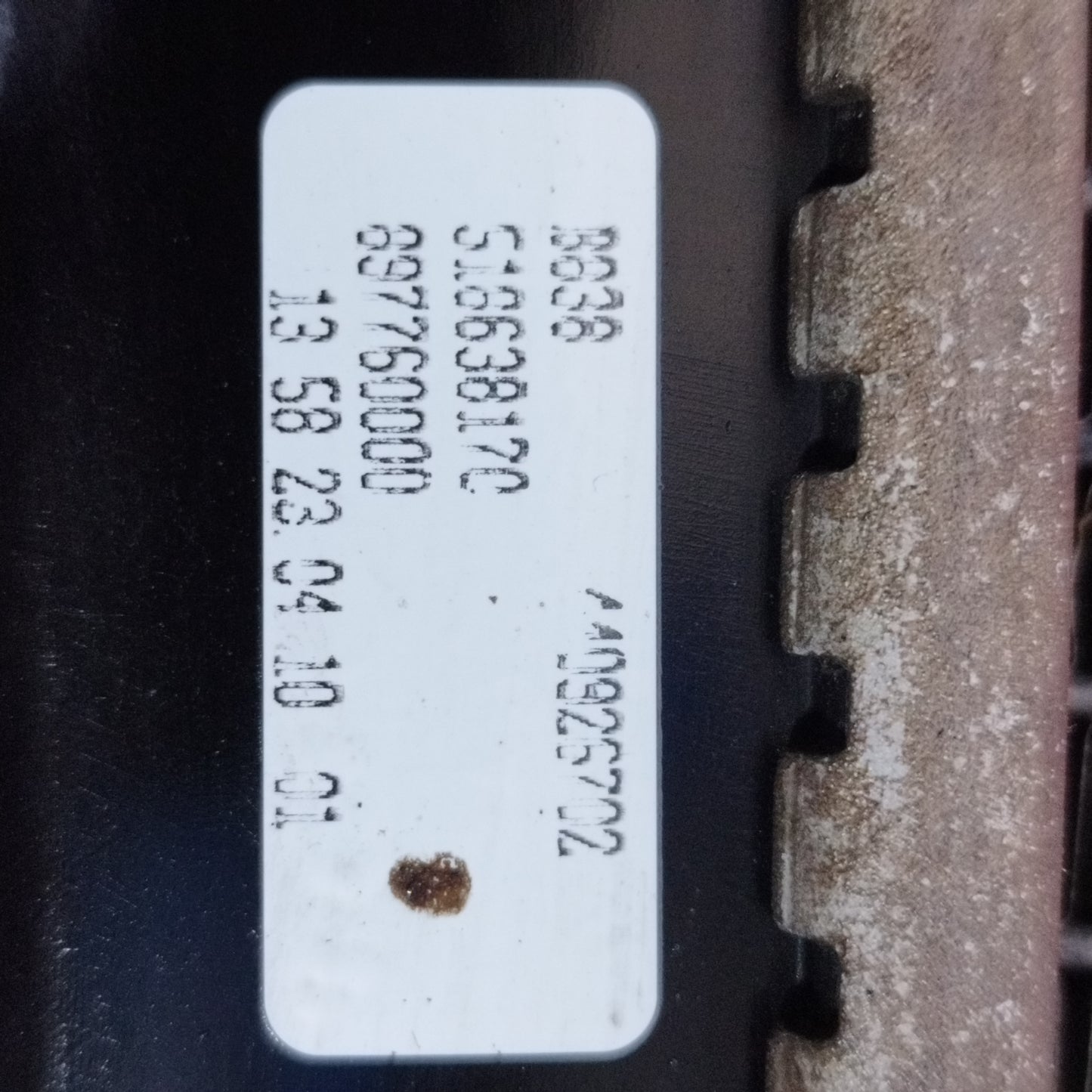 Radiatore acqua Fiat Punto Evo 1.3 MTJ 2012 Cod: 518638170 ecoAC10836