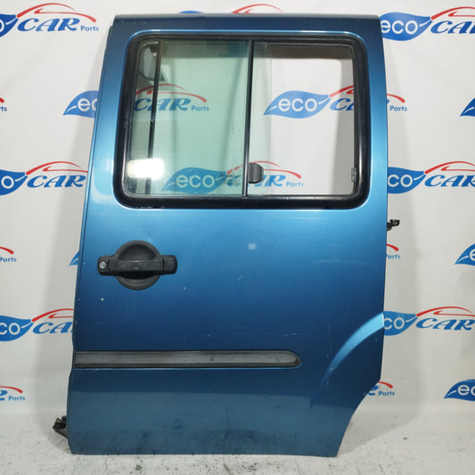 Rear left sliding door blue Fiat Doblo 2000 ecoAC8751