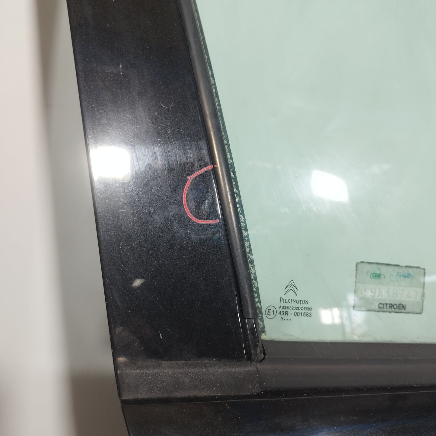 Sportello anteriore dx nero Citroen C3 2006 ecoAC13459