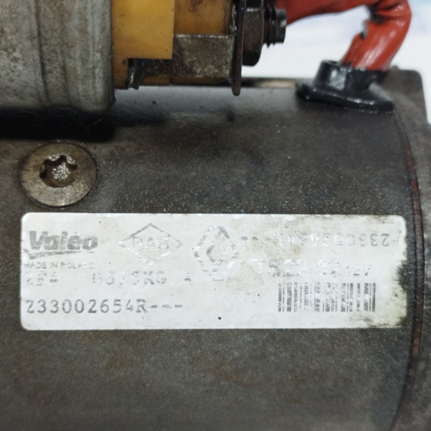 Starter motor Renault Master 2.3 DCI 2015 Code: 233002654R ecoAC11001