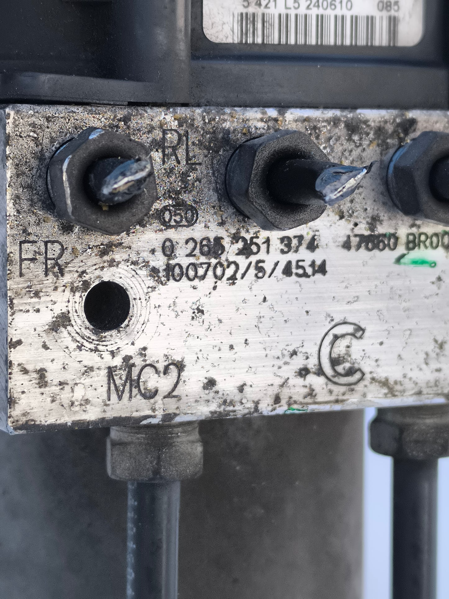 ABS Nissan Qashqai 1.5 DCI Baujahr 2010 Code 0265951528 ecoAG7416