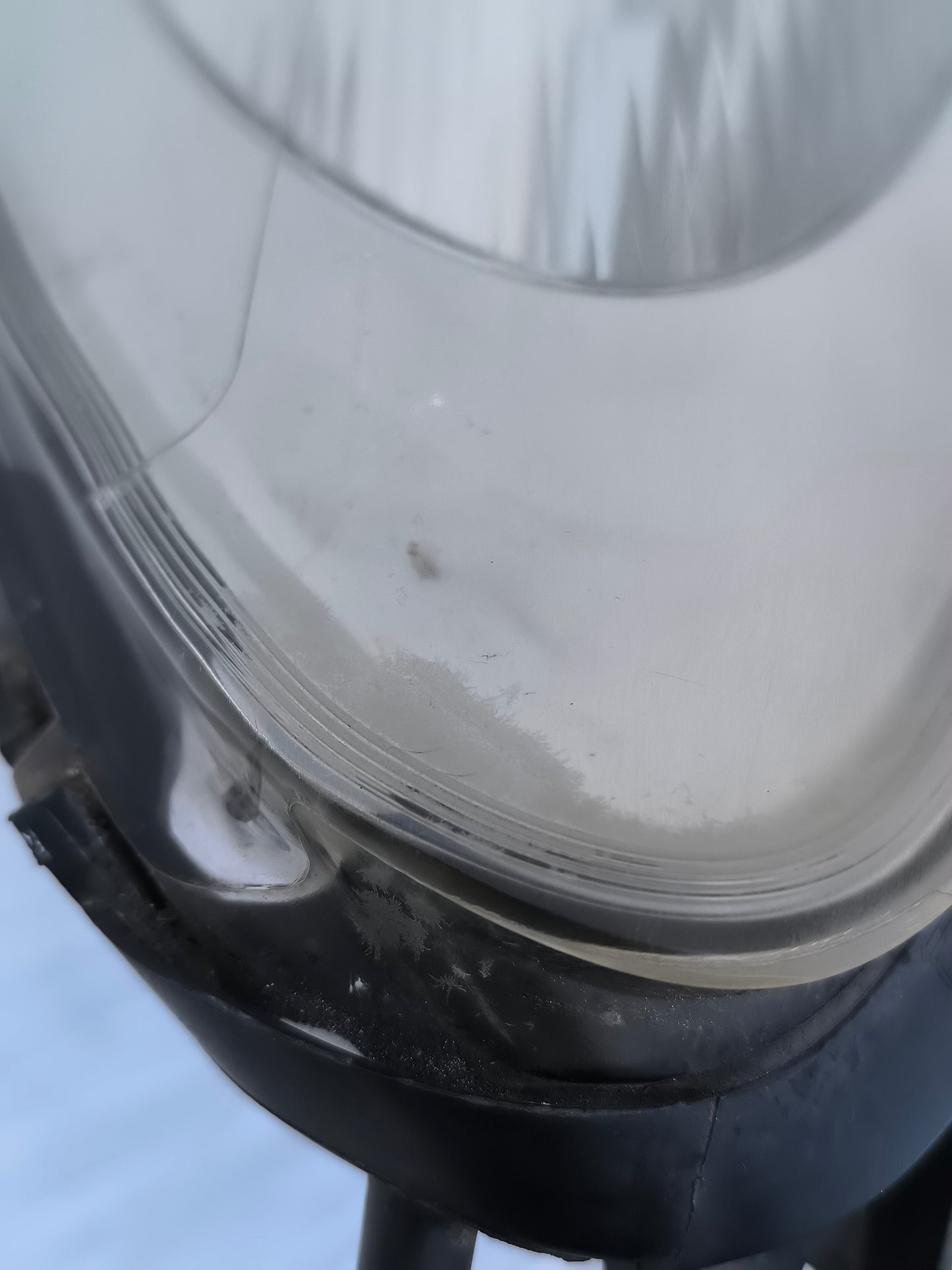Left front headlight Opel Corsa D restyling model ecoAG7146 slightly scratched