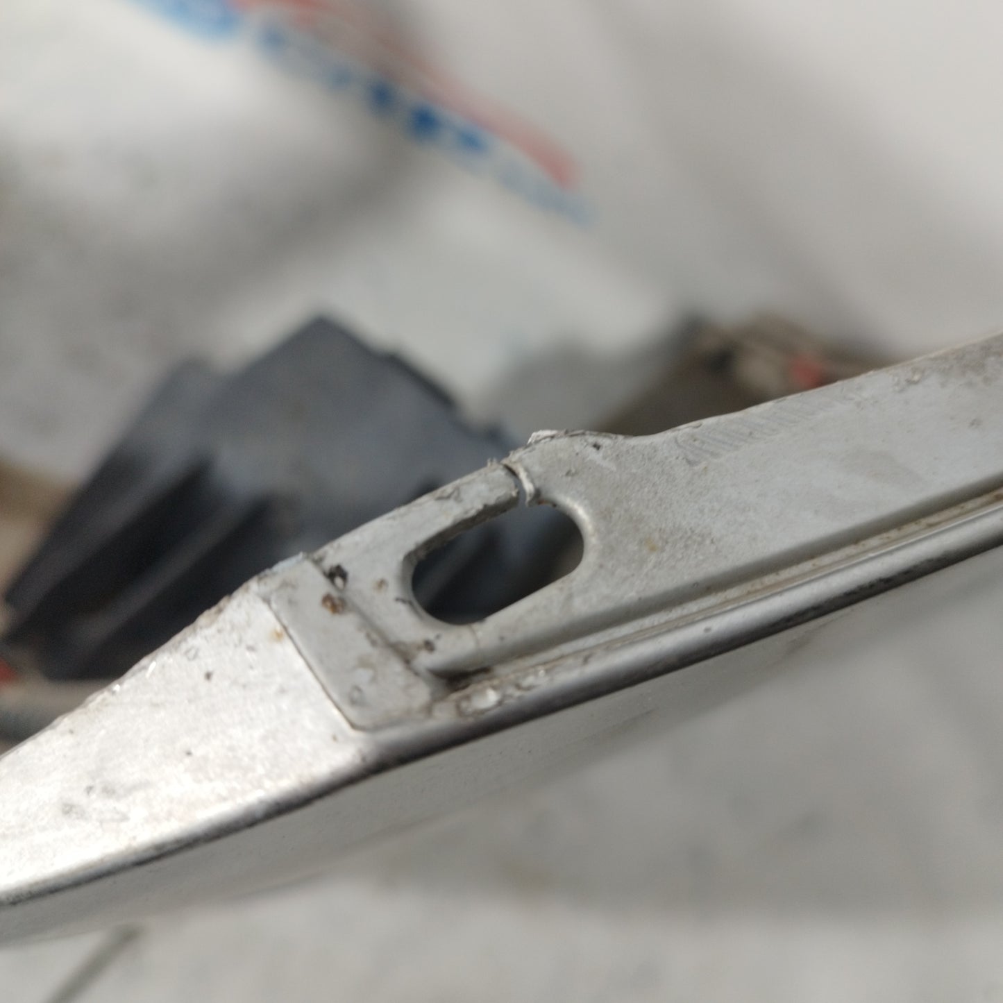 Front bumper silver grey Opel Zafira B 2006 ecoAC10228