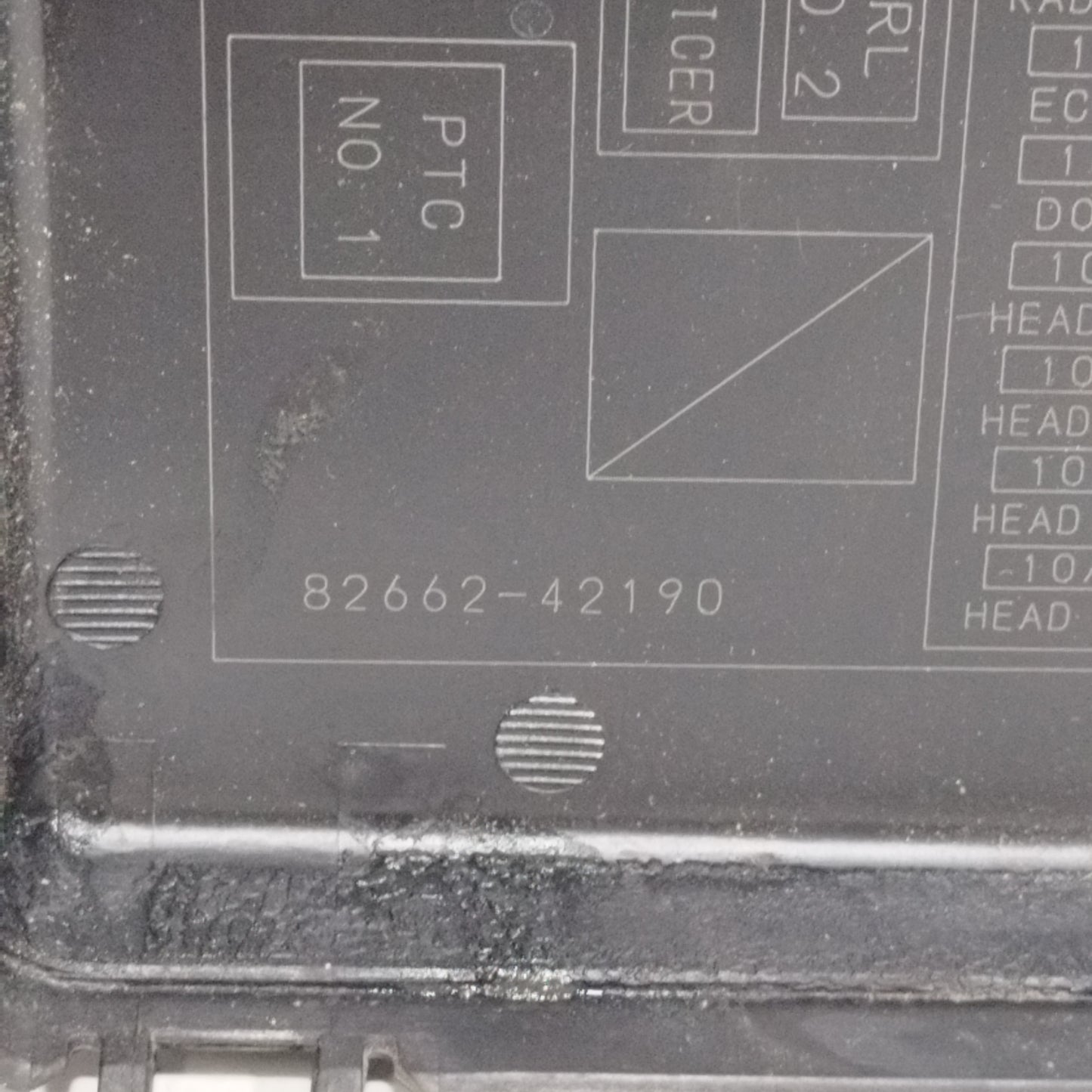 Fuse box control unit Toyota RAV 4 2.0 D 2005 cod: 82662-42190 ecoAC8556