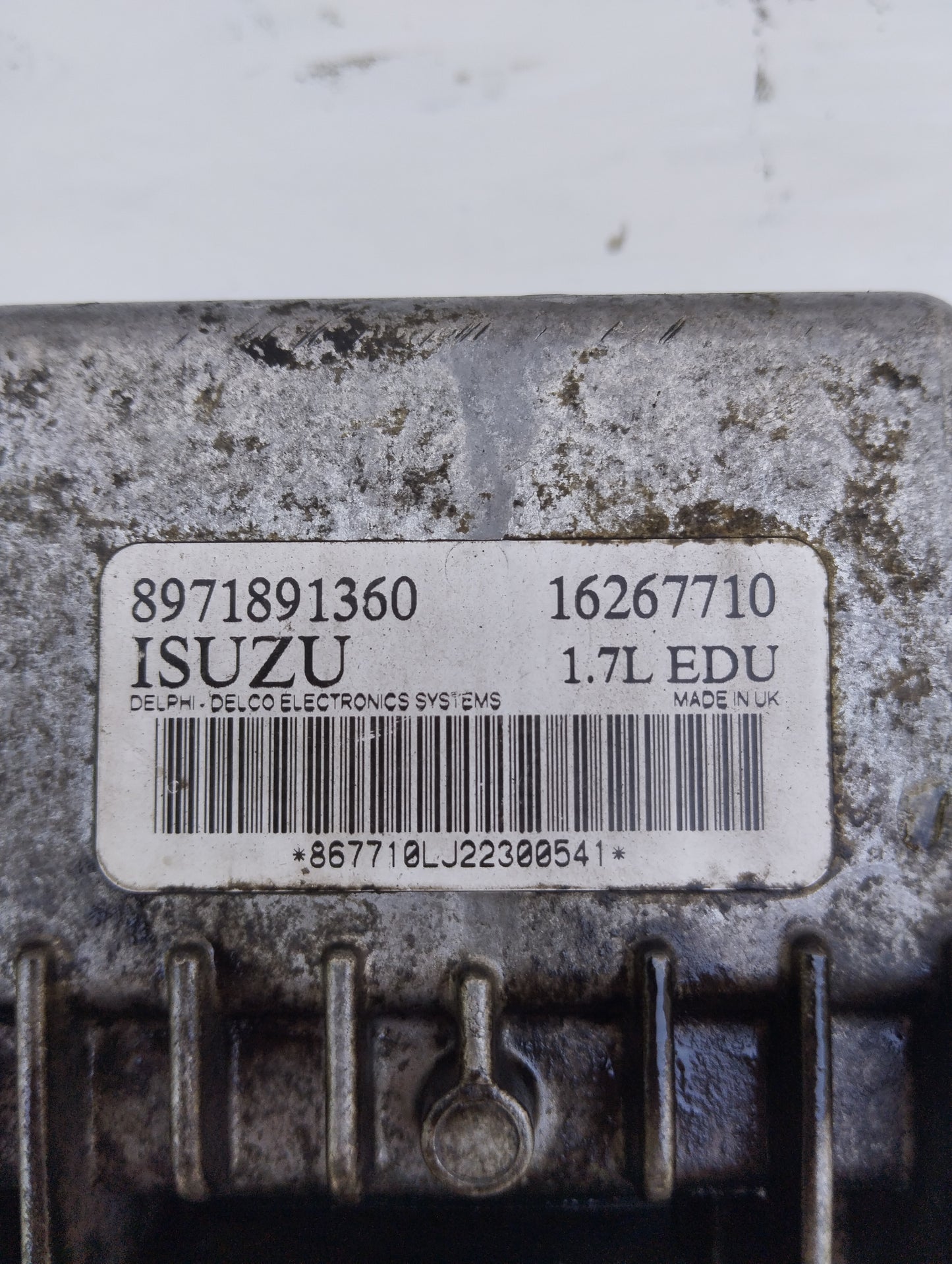 Centralina motore iniezione Opel Astra / Meriva / Corsa cod: 8971891360 ecoAG5211