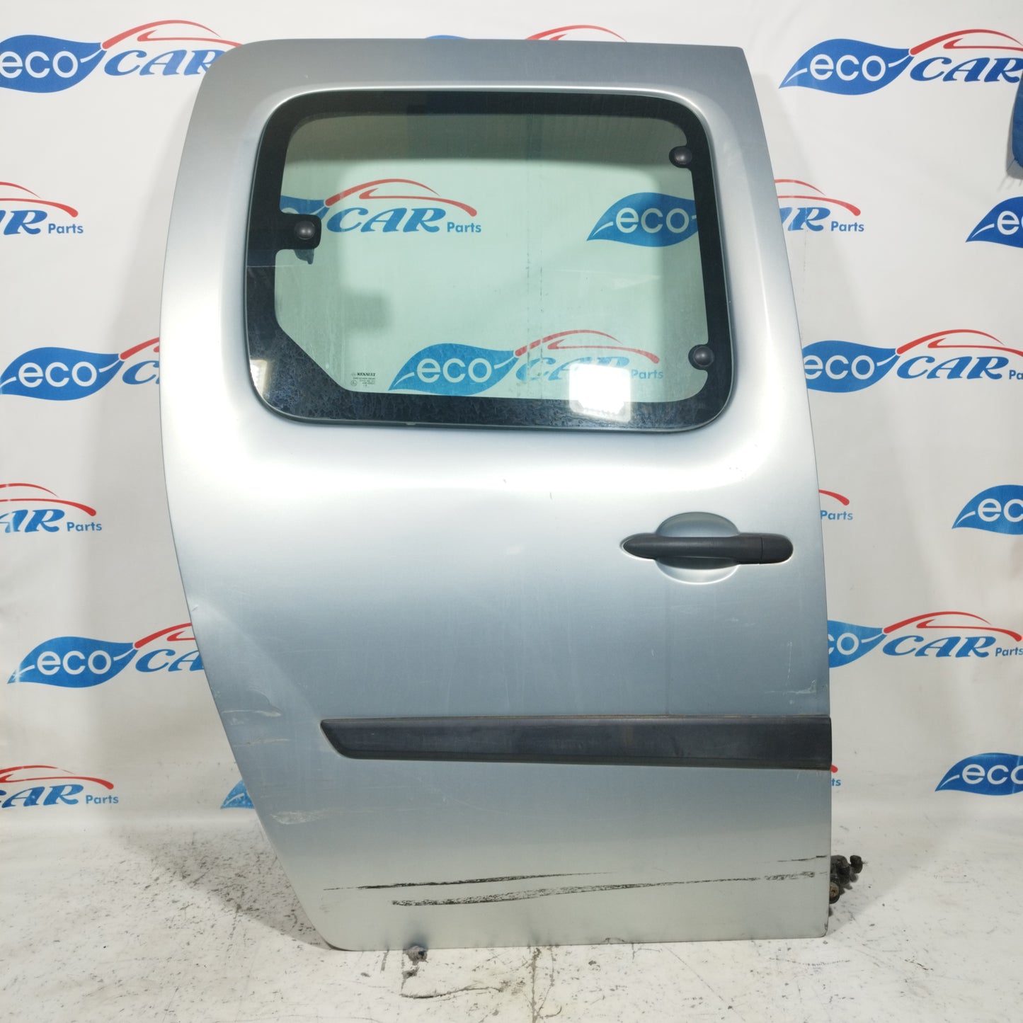 Hintere rechte Schiebetür, grau, Renault Kangoo 2008 ecoAC9100