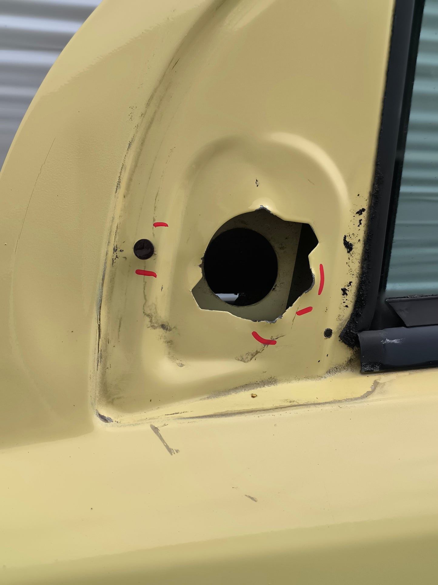 Sportello anteriore sx Fiat Panda 169 2003-2011 giallo ecoAG8233