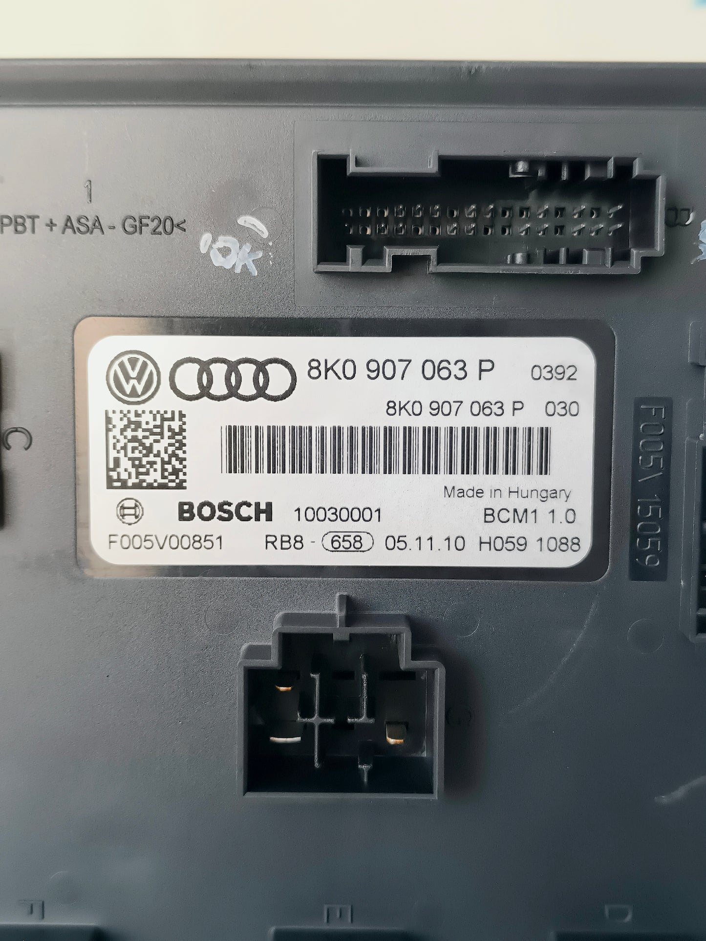 Body computer control unit Audi A4/A5 2010 Cod.8k0907063P ecoAG6313