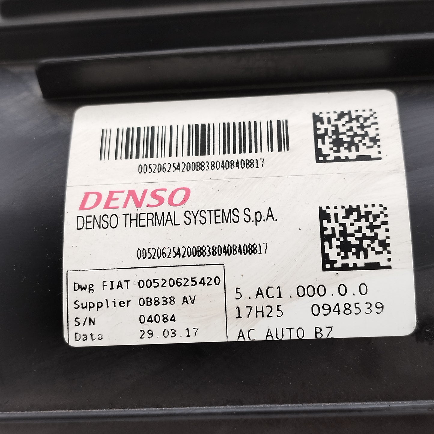 Stufa digitale Fiat New Panda 2019 cod: 00520625420 ecoAC15673