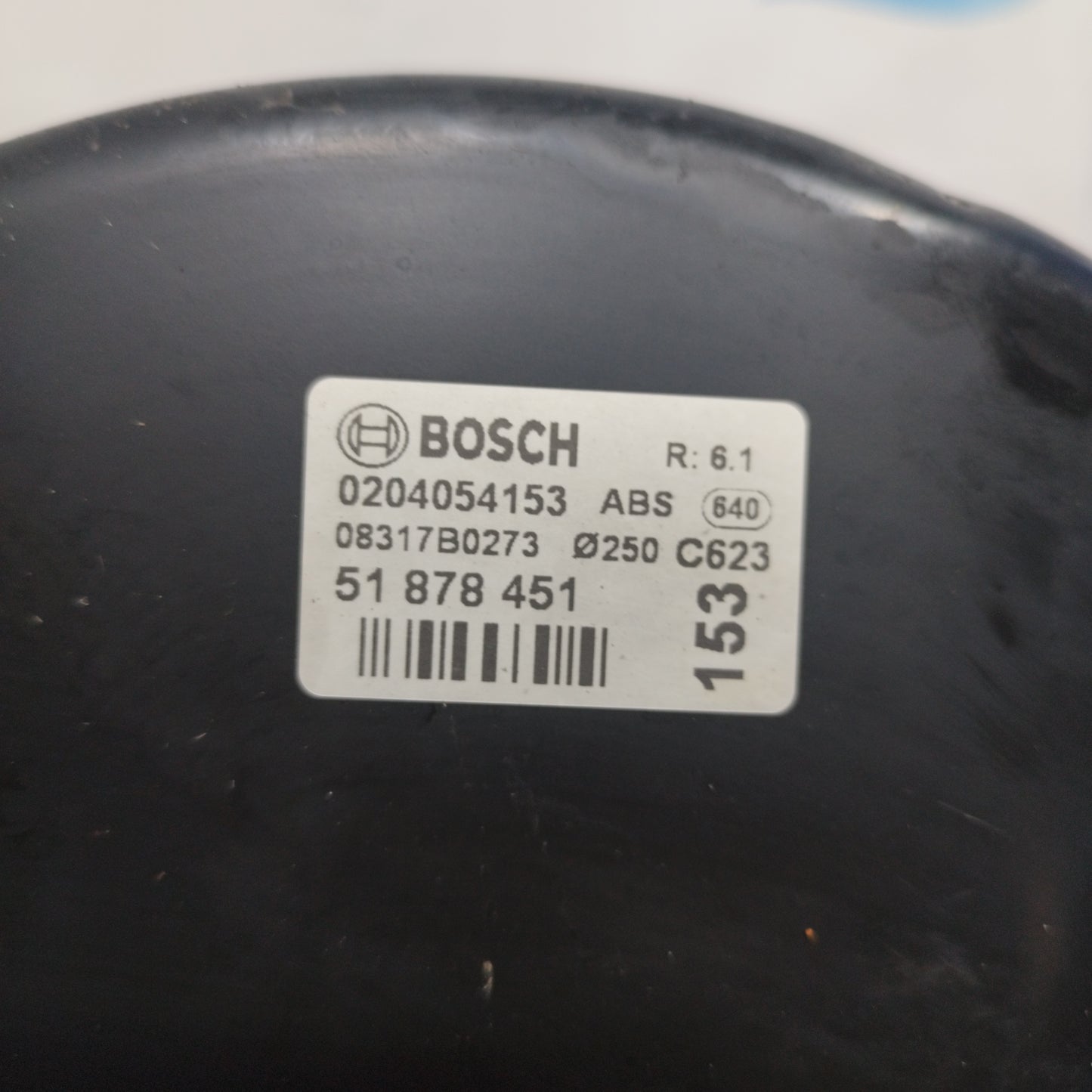 Bremskraftverstärker Fiat Punto Evo 1.3 MTJ 2012, Teilenummer: 51878451 ecoAC9097