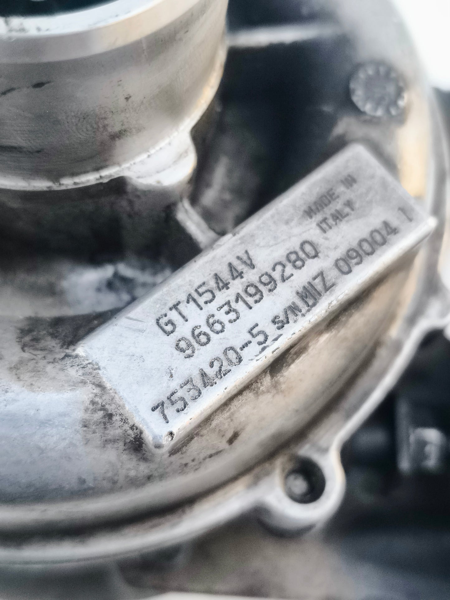 Ford Focus 1.6 TDCI 80KW 2009 ecoAG6050 turbine