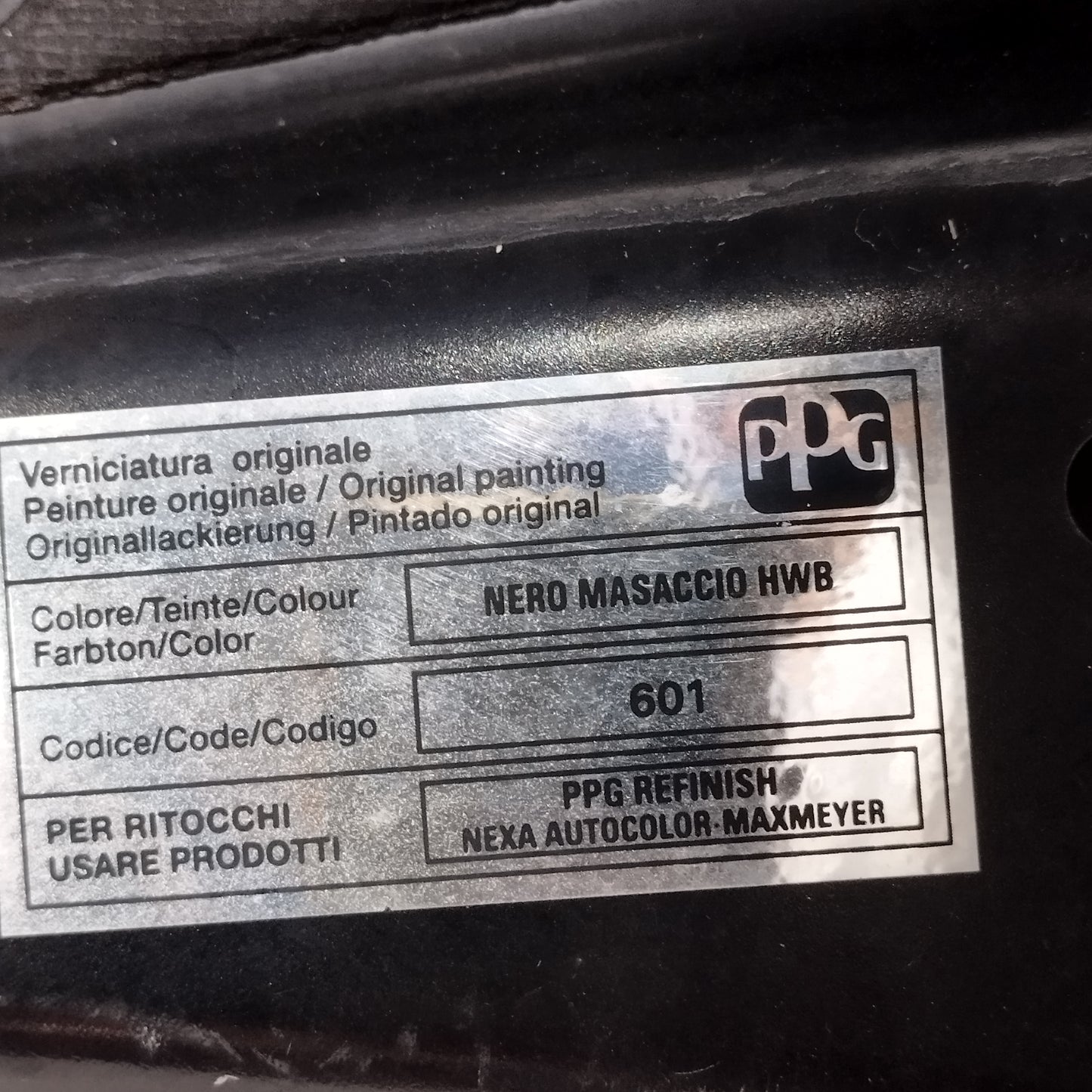 Cofano nero masaccio Lancia Musa (350) 2007-2012 Restyling ecoAC16450
