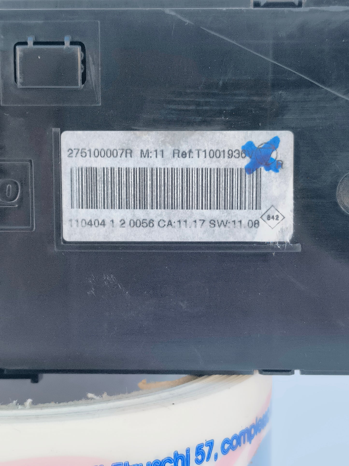 Renault Megane 2012 ecoAG6388 digitales Klimabedienteil