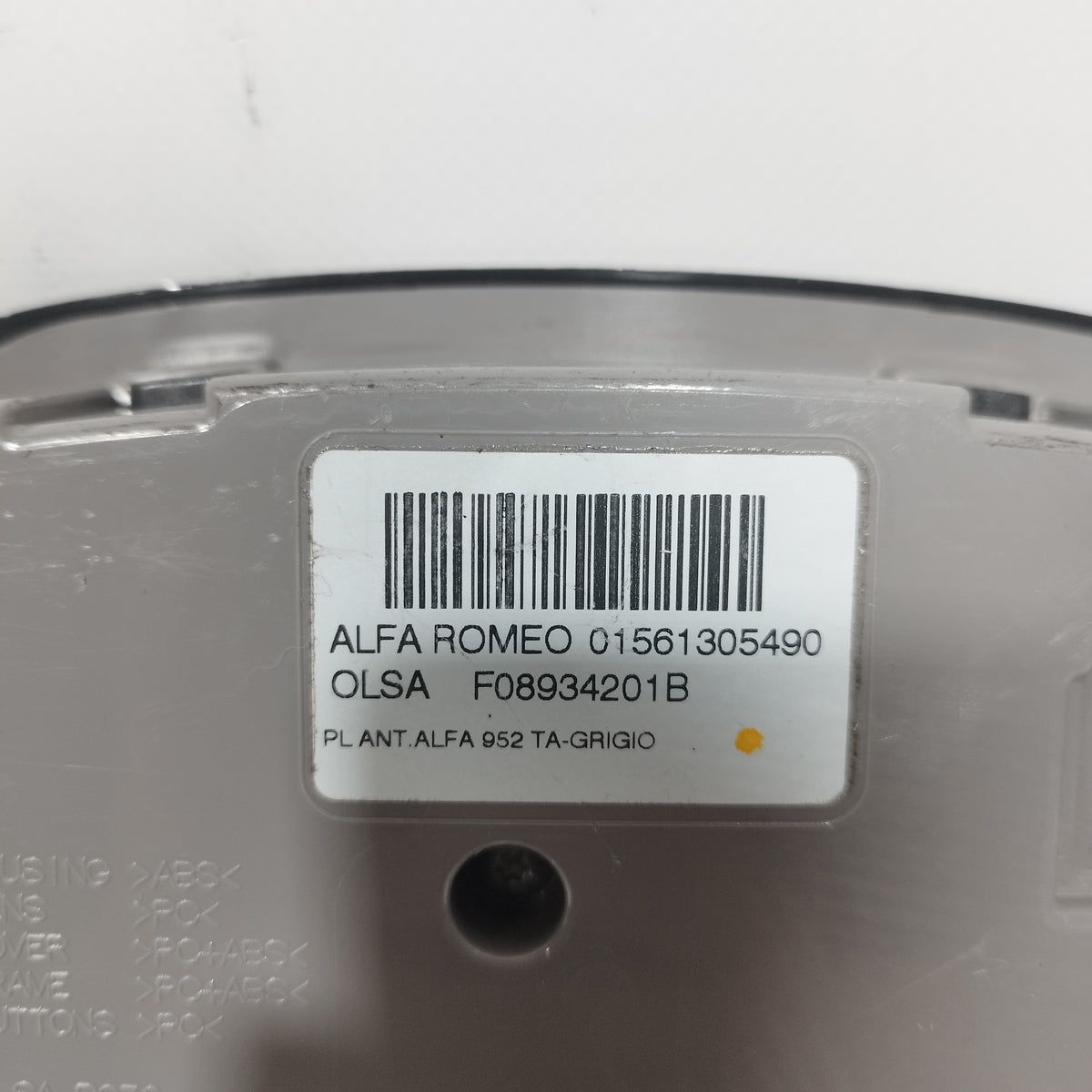 Luce di cortesia Alfa Romeo Stelvio (949) 2017-2022 cod: 01561305490 EcoAC12605