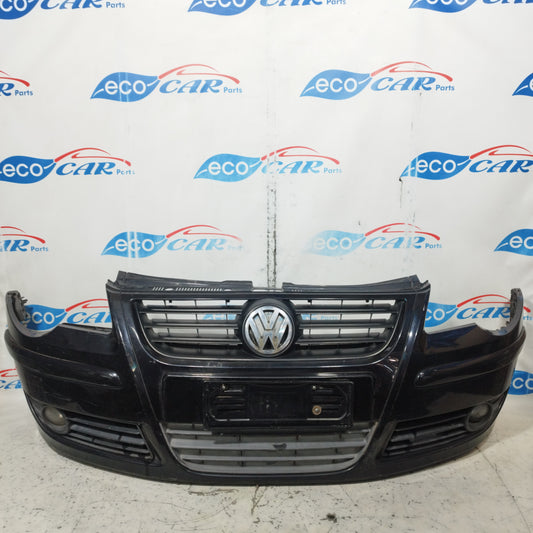 Black Front Bumper Volkswagen Polo 2008 ecoAC10134