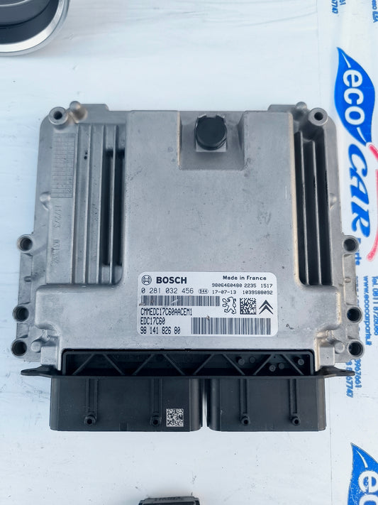 Komplettes Zündsystem für Peugeot 508 1.6 HDI, Baujahr 2015, Code 0281032456, ecoAG6347