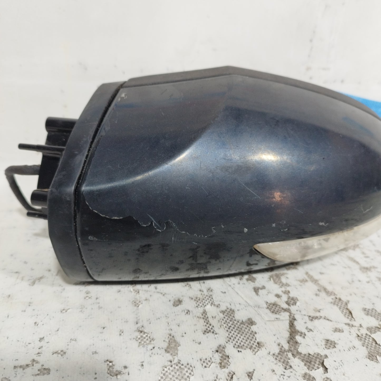 Schwarzer elektrischer Außenspiegel links für Mercedes A-Klasse, Baujahr 2005, 9-adrig, ecoAC9413