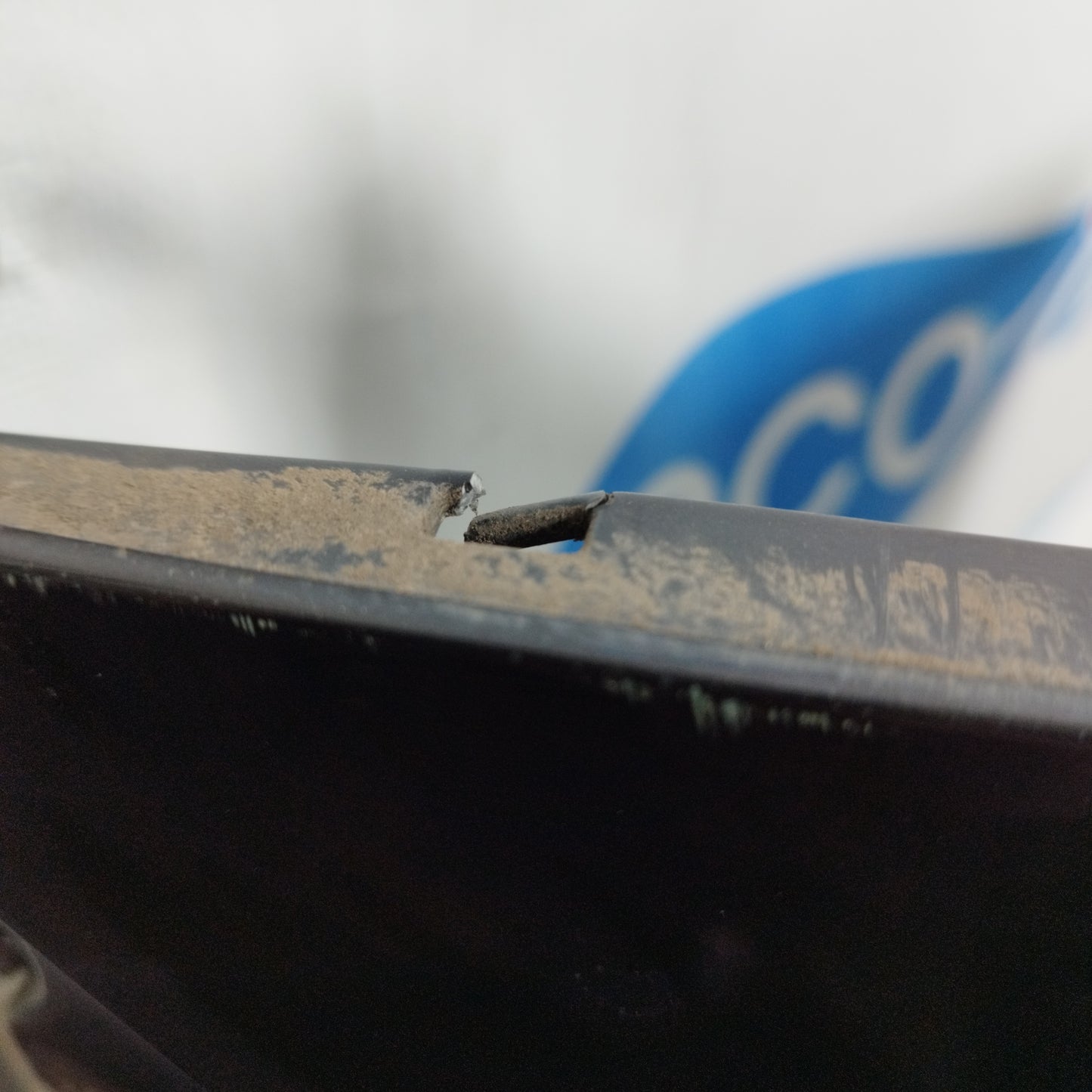 Schwarze Heckstoßstange Nissan Qashqai 2010 ecoAC10376