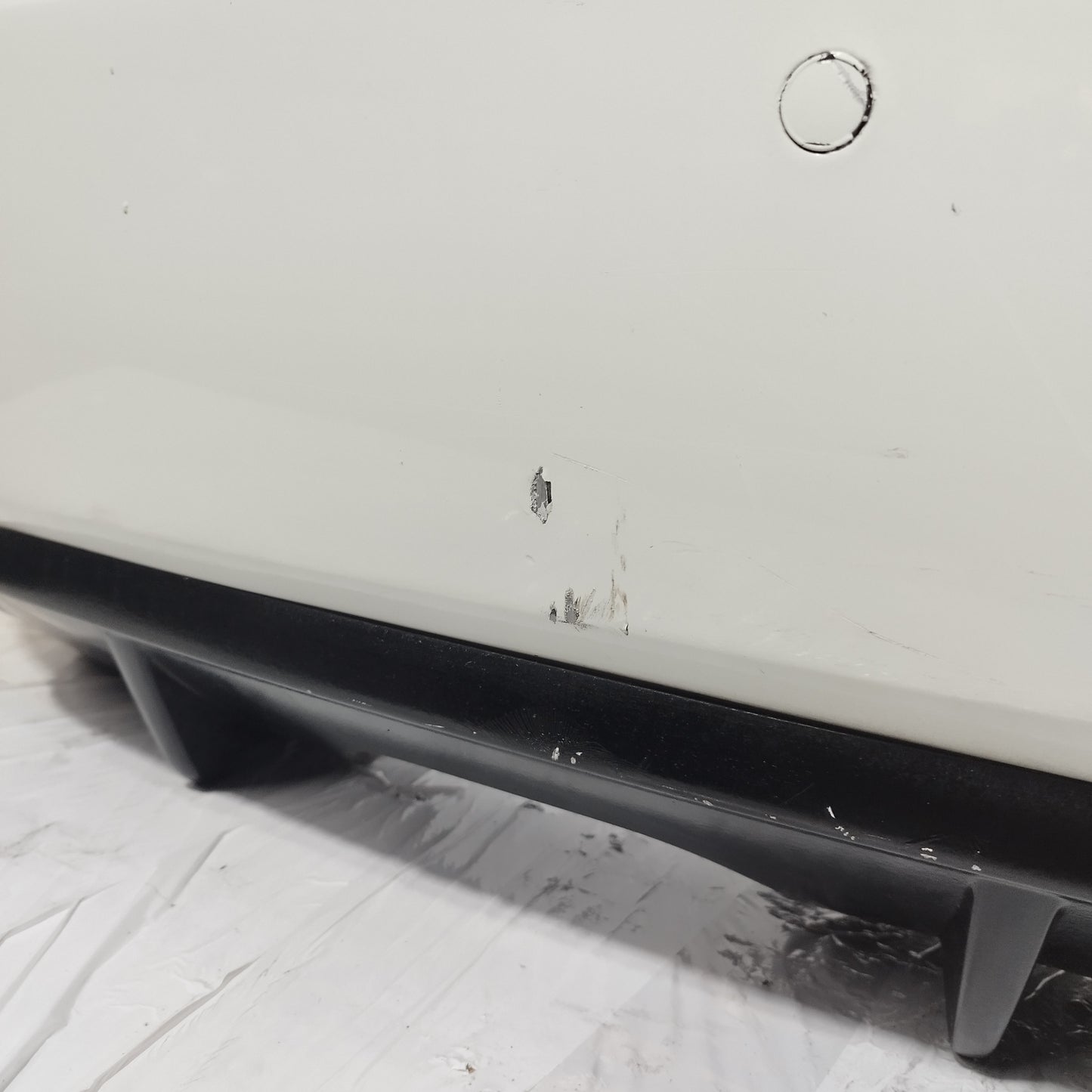 Paraurti posteriore Bianco Skoda Fabia 2012 ecoAC13939