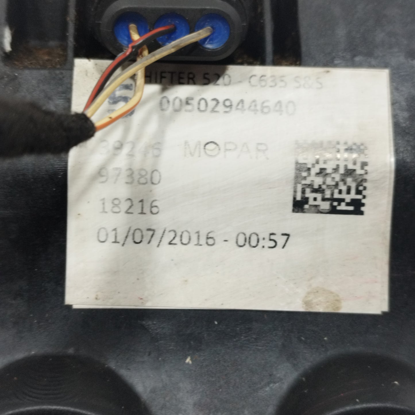 Manual gear lever Jeep Renegade 2.0 MJT 2016 Cod: 0052944640 ecoAC11485