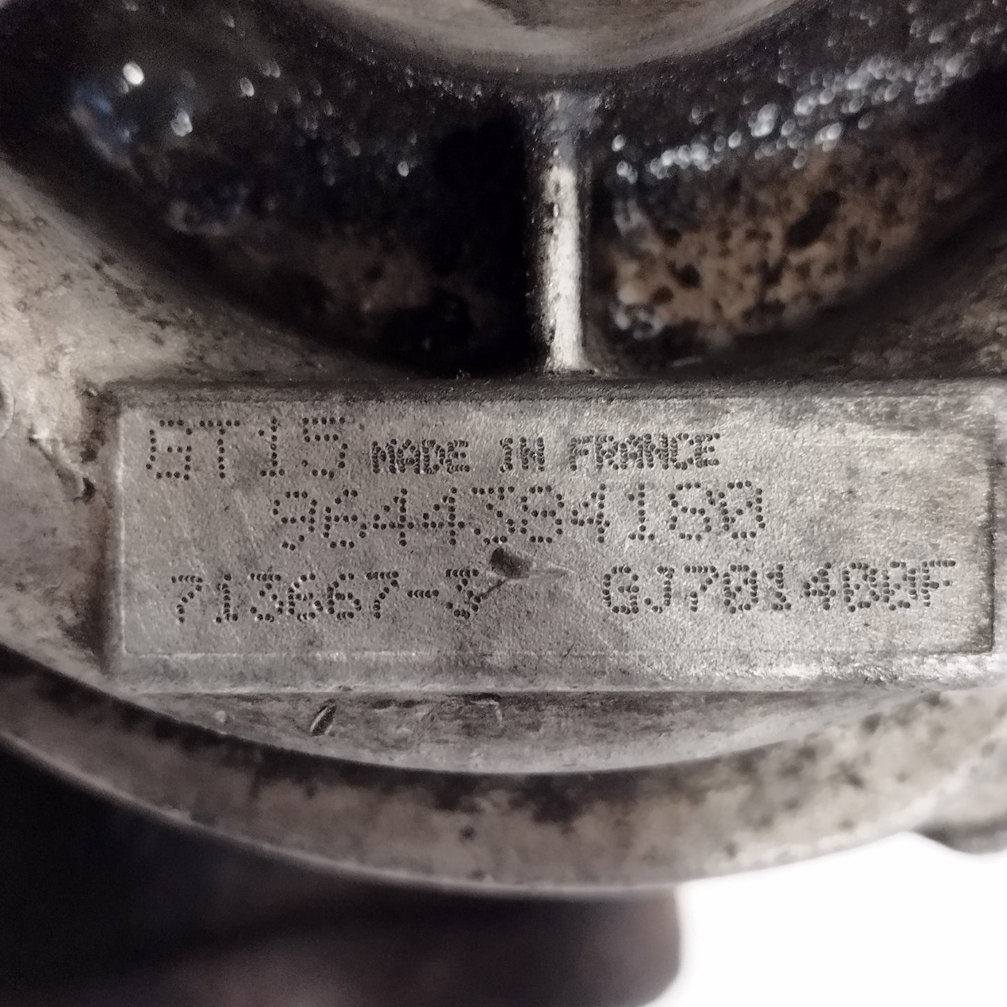 Turbina Fiat Scudo / Lancia Phedra 2.0 JTD 2003 cod: 9644384180 ecoAC12678