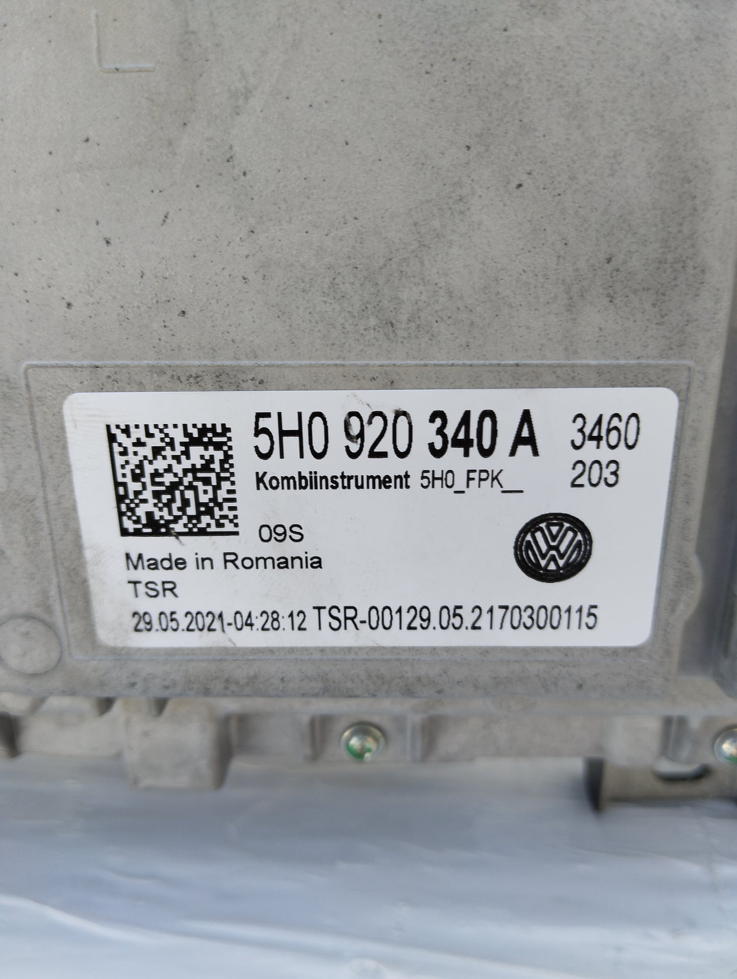 Virtual Cockpit Volkswagen Golf 8 Cod. 5h0920340a ecoAG5573