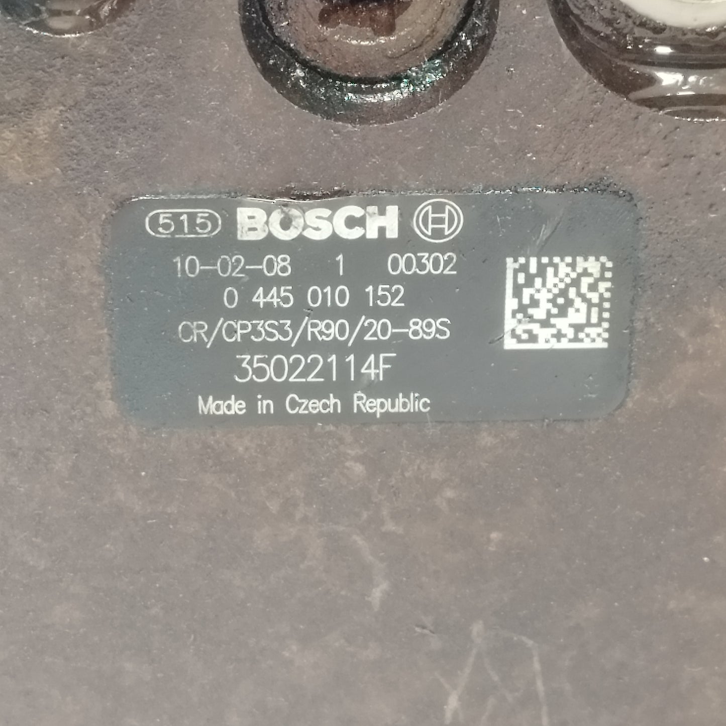 Common-Rail-Pumpe für Chrysler Grand Voyager 2.8 CRDi, Baujahr 2009, Teilenummer: 0445010152, ecoAC12108
