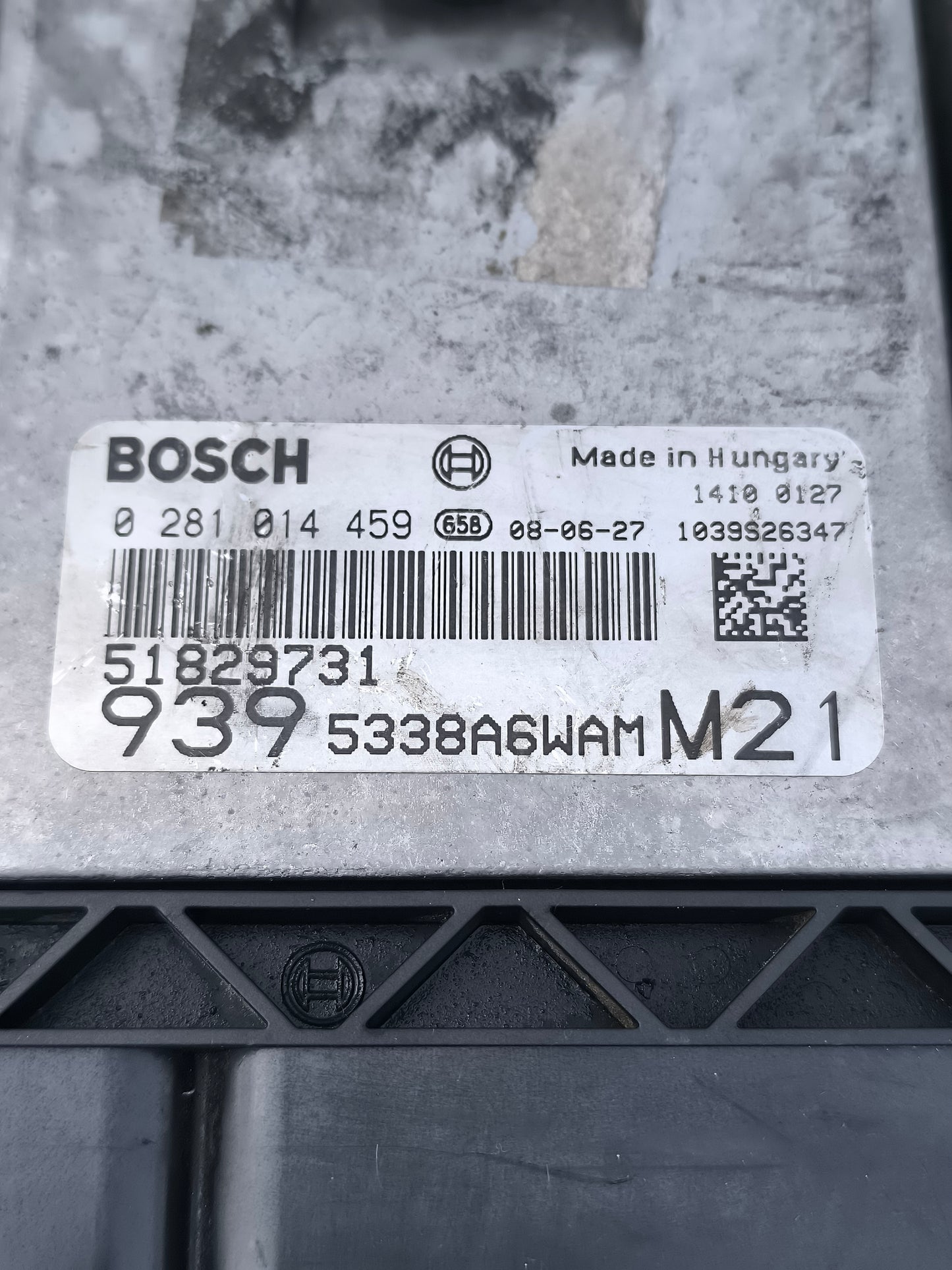 Engine control unit Alfa Romeo 159 2.4 JTD Cod. 0281014459 ecoAG6851