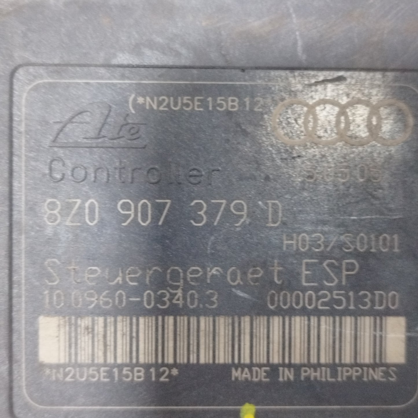 ABS pump Audi A2 1.4 TDI 2002 code: 8z0907379D ecoAC10195