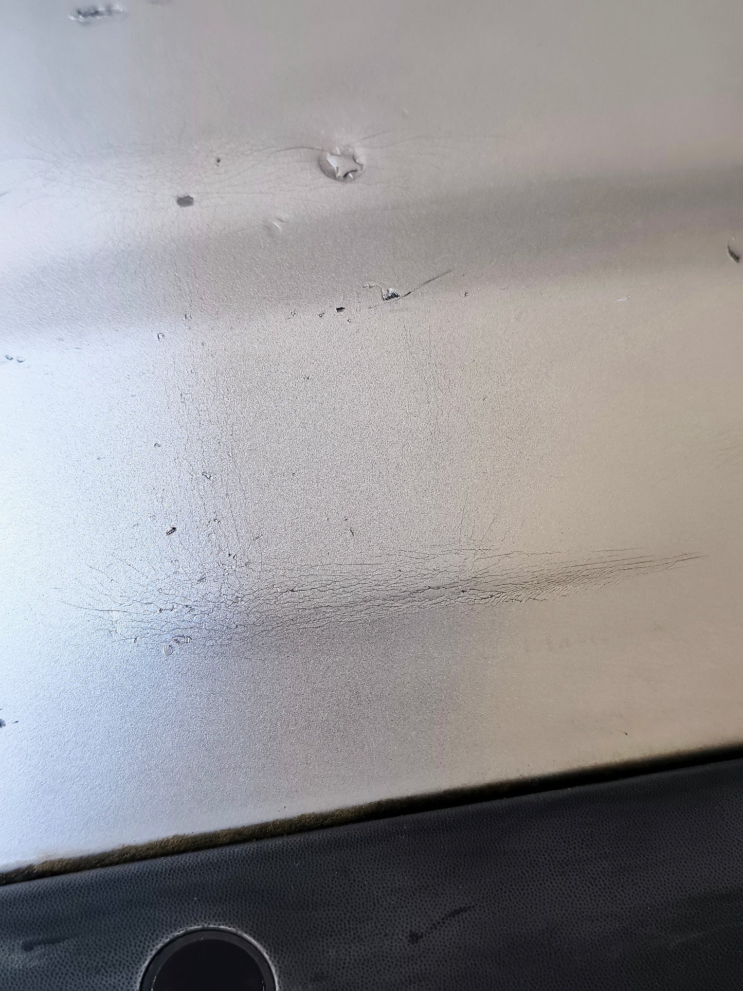 Paraurti posteriore grigio argento Citroen C3 anno 2012 ecoAG6911