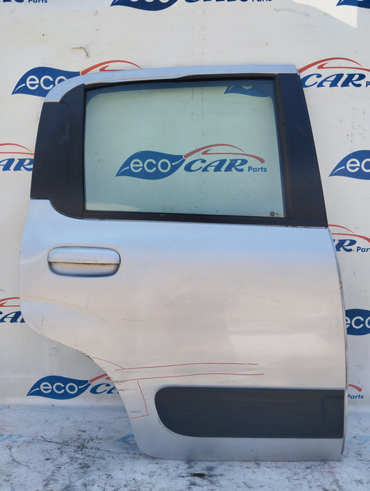 Rear right door silver grey Fiat New Panda ecoAG5542