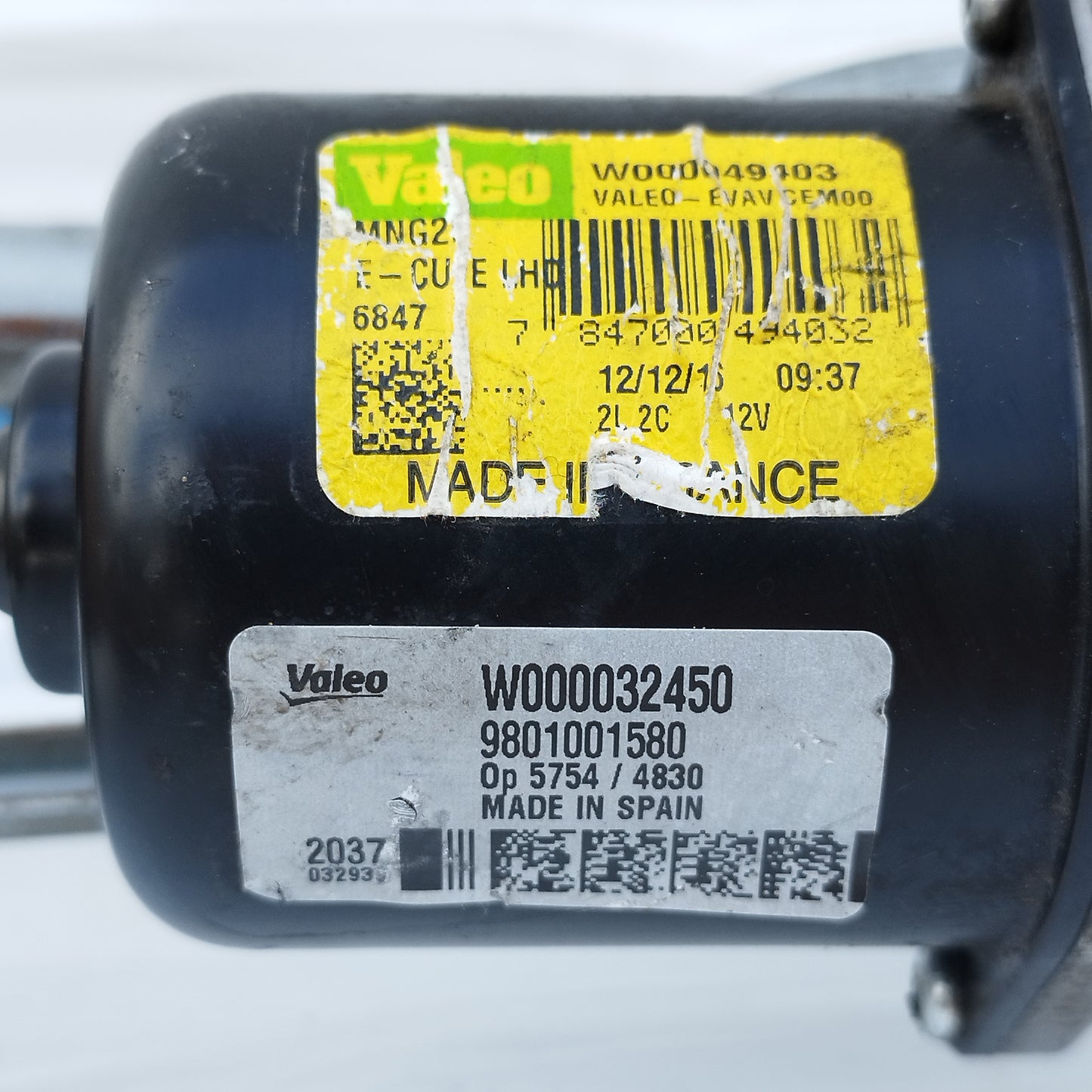 Motorino tergicristalli Citroen C4 Cactus 2014-2020 4 pin cod: 981001580 ecoAC15830