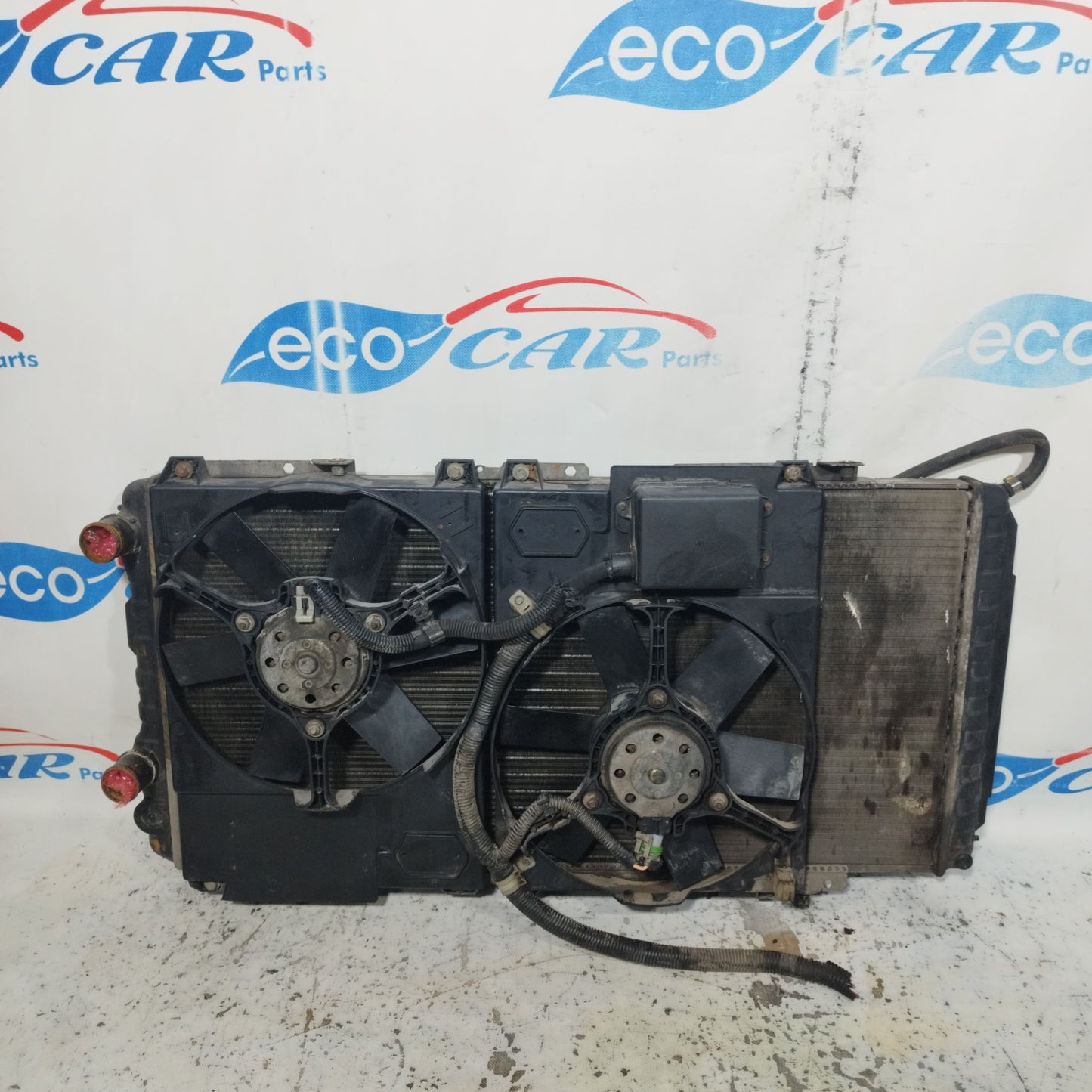 Water radiator with fan Fiat Ducato 2.5 D 2000 ecoAC9015