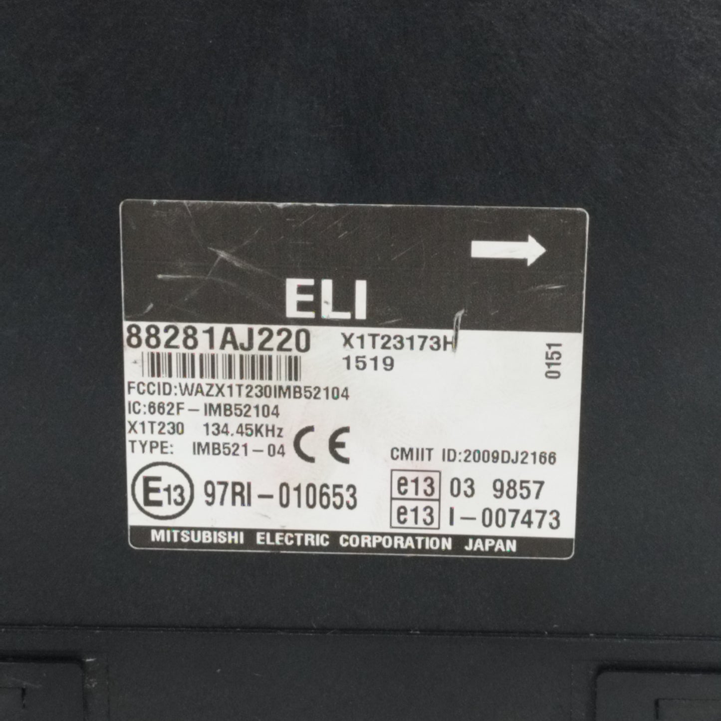 Body computer control unit Subaru Outback 2.0 D 2009 code: 88281AJ220 ecoAC8509